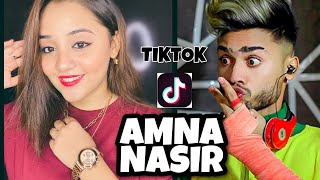 Indian Reaction 0n Amna Nasir TikTok Viral Videos  Amna Nasir New Tiktok 2021  Ak Reaction [upl. by Ellehcor731]