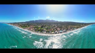 Corfu Greece 4K Drone  Acharavi Beach [upl. by Emelun264]