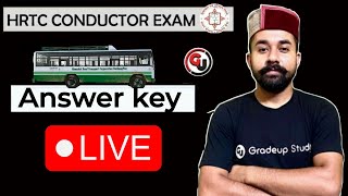 HRTC Conductor Exam 10 Dec 2023  Answer Key gradeupstudy [upl. by Aloke]