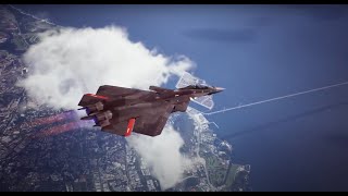 Ace Combat 7 Mission 19 Lighthouse Ace S rank X02S No Damage [upl. by Pastelki478]