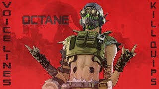 New Octane Lifeline Interactions Voice Lines  Apex Legends [upl. by Leshia]