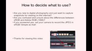 sRGB versus Adobe RGB 1998 [upl. by Elumas845]