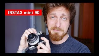 INSTAX mini 90  Полный обзор  Двойная экспозиция [upl. by Drislane]