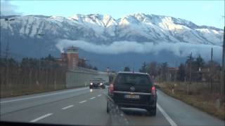 Passing the Flightline amp Driving to Aviano January 2016 Aviano Air Base [upl. by Atteloj]