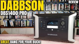 A Great Bang For Your Buck Power Station  Dabbson DBS1400 Pro  DBS2100B Expansion Battery Review [upl. by Eetnahs557]