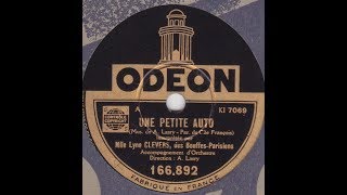 Lyne Clevers quot Une petite auto quot 1935 [upl. by Airrehs101]