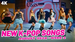 NEW KPOP SONGS  AUGUST 2024 WEEK 2 [upl. by Celik]