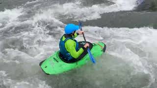 Whitewater kayaking in Arras [upl. by Aleihs]