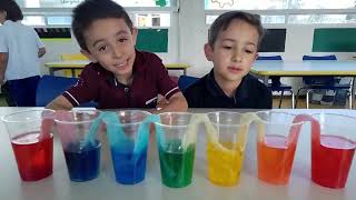 Color experiment with first gradeRS [upl. by Binetta]