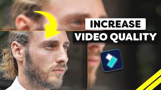 How to INCREASE VIDEO QUALITY On Filmora 13 [upl. by Eirrahs]