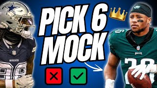 6th Pick Solved Fantasy Football Mock Draft 2024 [upl. by Aninay]