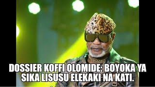 Dossier Koffi Olomide Boyaka ba révélation lisusu na procès [upl. by Acinod]