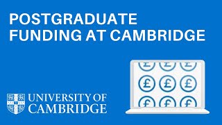 Postgraduate funding at Cambridge  GoingToCambridge [upl. by Liahkim]