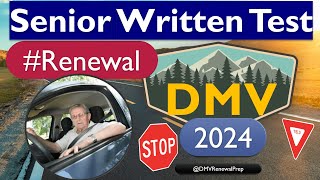 DMV Renewal Test for Seniors 2024 in California [upl. by Ternan124]