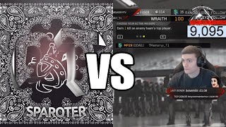 quotSPAROTER VS TMEMORYYquot HE WORLD MOST DEATOMIZER STRIKE [upl. by Lyrej]