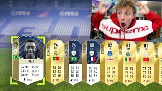 95 PELE amp 94 RONALDO IN THE MOST ICONIC FIFA 18 PACK OPENING [upl. by Friedly]