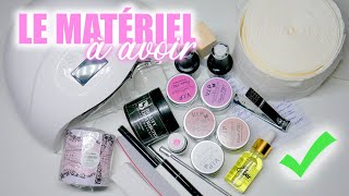 LE MATÉRIEL À AVOIR POUR DÉBUTER LES POSES DONGLES EN GEL 💅🏼 [upl. by Eek281]