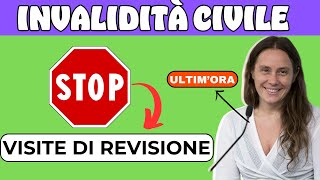 🔴INVALIDITÀ CIVILE ➡ LOCATELLI STOP VISITE DI REVISIONE [upl. by Michale]