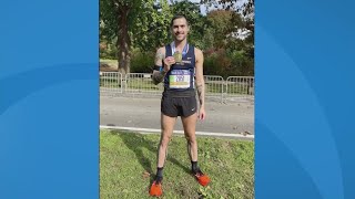 Nonbinary runner says quotits importantquot to be represented at Boston Marathon [upl. by Aynnat]