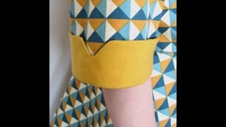 Cuff Sleeves Cutting amp Stitching DIY [upl. by Aihtenyc713]