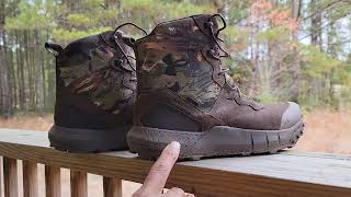 Under armour tactical grade valsetz reaper boots initial first review [upl. by Gnoz230]