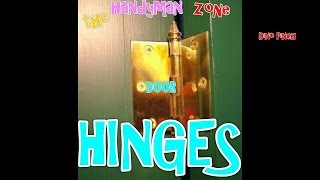 Replace Hinges Fix Sagging Door [upl. by Yelrihs]