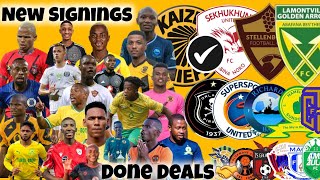 PSL TRANSFER NEWS‼️All Confirmed New Signings  Kaizer Chiefs Orlando Pirates Mamelodi Sundowns [upl. by Elok83]