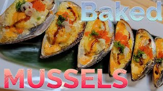 QUICK and EASY Japanese style BAKED MUSSELS [upl. by Christye]