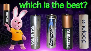 Is duracel still the king  lithium vs alkaline vs rechargeable [upl. by Lleinnad]