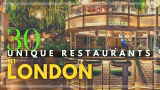 You HAVE TO visit these top restaurants in London  30 places to eat in London before you die [upl. by Rossuck]