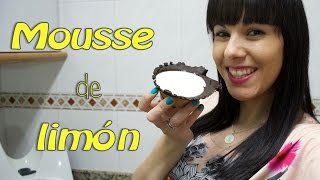 Mousse de limón con y sin Thermomix  Escondite de RacheL [upl. by Ahtenek]