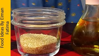 Tahini Paste Recipe ll Most Watched Tahini Recipe 2021 ll Tahini Sauce [upl. by Aihseit17]