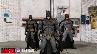 MAFEX Batman Zack Snyder Justice League  Sanding Torso FIX Mezco Comparison Unboxing amp REVIEW [upl. by Tadeo]