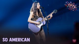 Olivia Rodrigo  so american Live at The GUTS Tour [upl. by Dorrie]