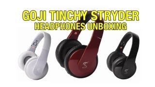 Goji Tinchy Stryder Headphones Unboxing amp First Look [upl. by Kathye]