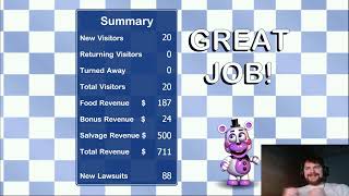 Freddy Fazbears Pizzeria Simulator Blacklisted Ending  100 Complete [upl. by Clower]