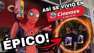 Así se vivió el ESTRENO de SPIDERMAN NO WAY HOME en CINEMEX y los COLECCIONABLES [upl. by Bendite454]