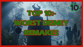 Top 10 Worst Disney Remakes [upl. by Yardna]