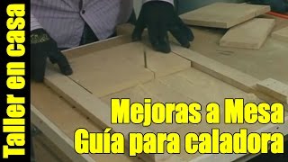 Mesa guia para sierra caladora  Parte 23  Mesa de trabajo [upl. by Aramit]