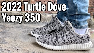 2022 adidas Yeezy 350 “Turtle Dove” Review amp On Feet [upl. by Charlot]