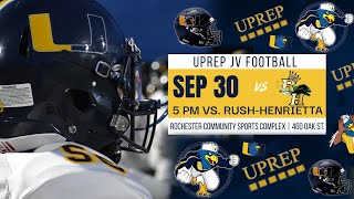 UPrep JV Football  UPrep vs RushHenrietta  9302024 [upl. by Llednew]