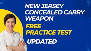 New Jersey Concealed Carry Weapon Practice Test Part 1 [upl. by Sinne]