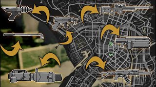 GTA 5  All Secret and Rare Weapon Locations Alien Gun UpnAtomizer amp more [upl. by Eemaj512]