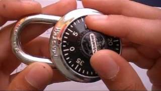 How to find the combination to a master lock HD [upl. by Burns]