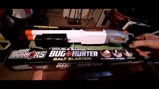 review Air Warriors doublebarrel Bug Hunter salt blaster Walmart [upl. by Lela741]