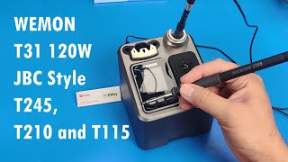 SDG 339 Wemon T31 120W JBC Style Soldering Station [upl. by Gnod]