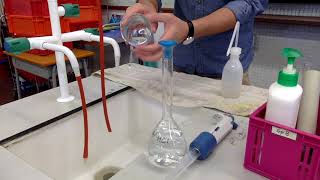 Experiment  Back Titration antacid [upl. by Ilatfan]