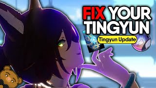 A COMPLETE Updated Guide to Tingyun  15 Relics Light Cones Teams [upl. by Yemiaj711]