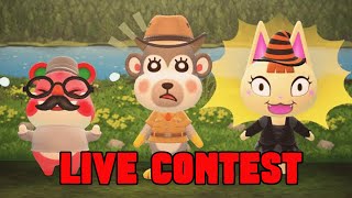 Animal Crossing HALLOWEEN COSTUME CONTEST LIVE COME JOIN [upl. by Nosreg]