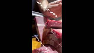 Sharp Sounds amp satisfying slices ASMR Meat Cutting for pure Relaxation 🍖 [upl. by Arimat]